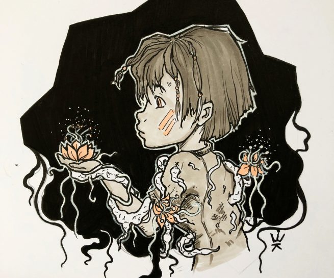 Inktober 2017: The Parasite