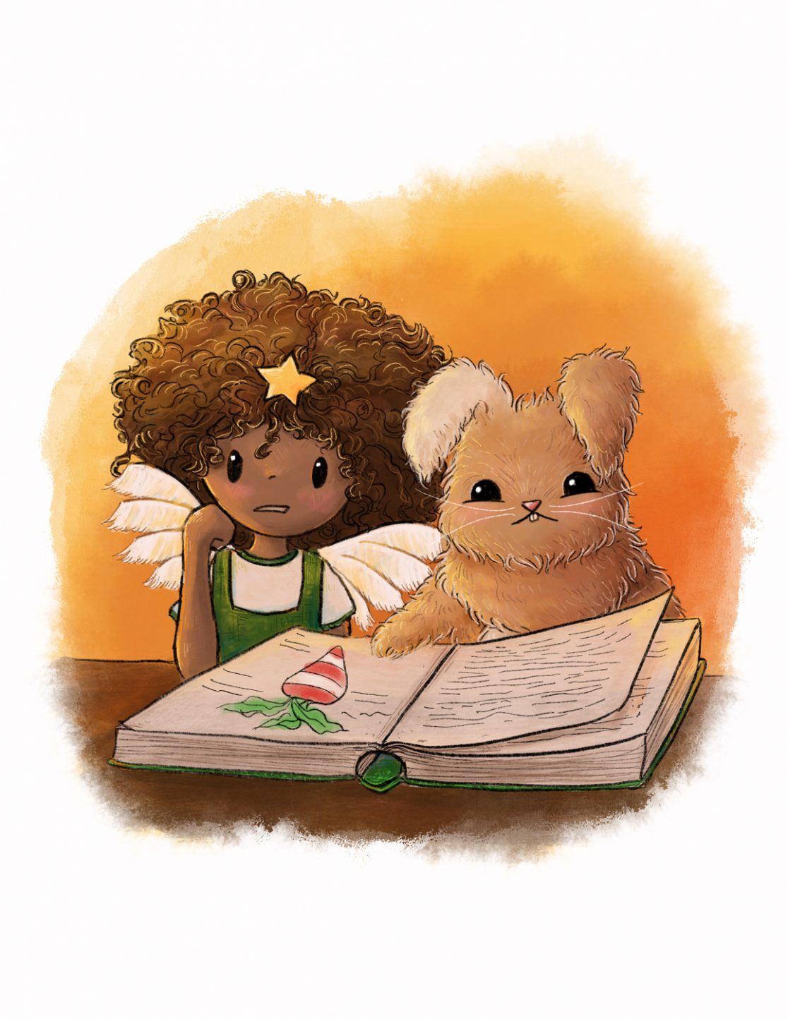 Illustration für Zickiger Zuckerguss: Hopsi und Carina (c) Esther Wagner